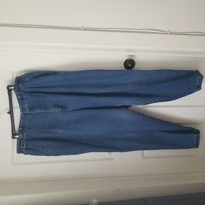 Womens Lee Pleated Jeans 24W Vintage